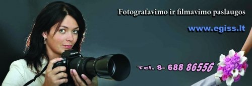 Vestuvių filmuotojai Dviejų žmonių komanda.
 Filmavimas- fotografavimas.
