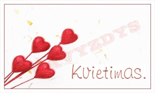 Kvietimai į vestuves Maketavimas ir gamyba
