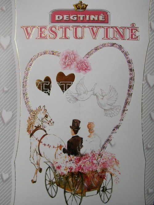 Vestuvių atributika Vestuviniai kvietimai ir lipdukai buteliams