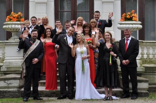 Piršlys, renginio vedėjas Aktorė K. Kazlauskaitė ir Raimondas Šilanskas. Piršliai, vedėjai
