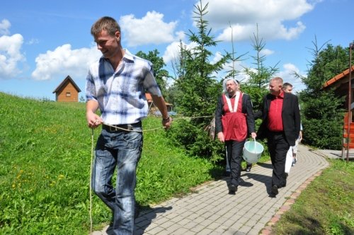 Piršlys, renginio vedėjas Aktorė K. Kazlauskaitė ir Raimondas Šilanskas. Piršliai, vedėjai