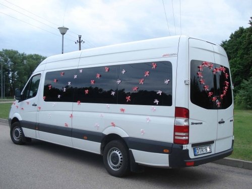 Mikroautobusų, autobusų nuoma ★ Naujų modelių MERCEDES BENZ SPRINTER nuoma Jūsų vestuvėms vestu