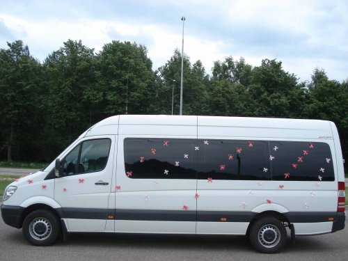 Mikroautobusų, autobusų nuoma ★ Naujų modelių MERCEDES BENZ SPRINTER nuoma Jūsų vestuvėms vestu