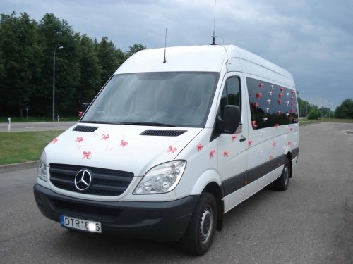 Mikroautobusų, autobusų nuoma ★ Naujų modelių MERCEDES BENZ SPRINTER nuoma Jūsų vestuvėms vestu