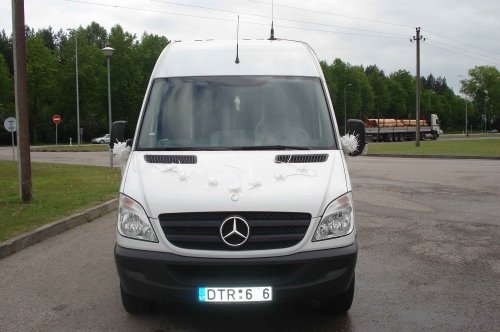 Mikroautobusų, autobusų nuoma ★ Naujų modelių MERCEDES BENZ SPRINTER nuoma Jūsų vestuvėms vestu