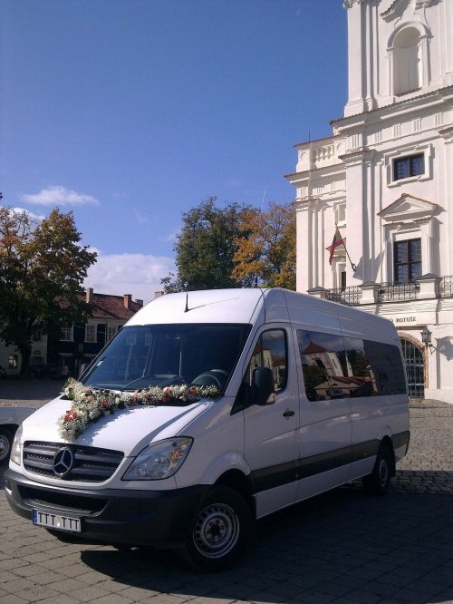 Mikroautobusų, autobusų nuoma ★ Naujų modelių MERCEDES BENZ SPRINTER nuoma Jūsų vestuvėms vestu