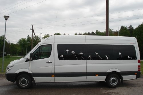 Mikroautobusų, autobusų nuoma ★ Naujų modelių MERCEDES BENZ SPRINTER nuoma Jūsų vestuvėms vestu
