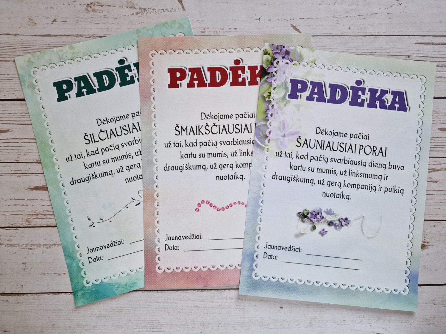 Vestuvių atributika Vestuvių laikraštis ir kita atributika