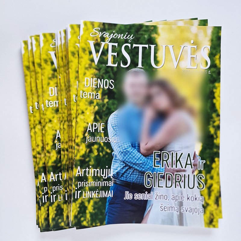 Vestuvių atributika Vestuvių laikraštis ir kita atributika