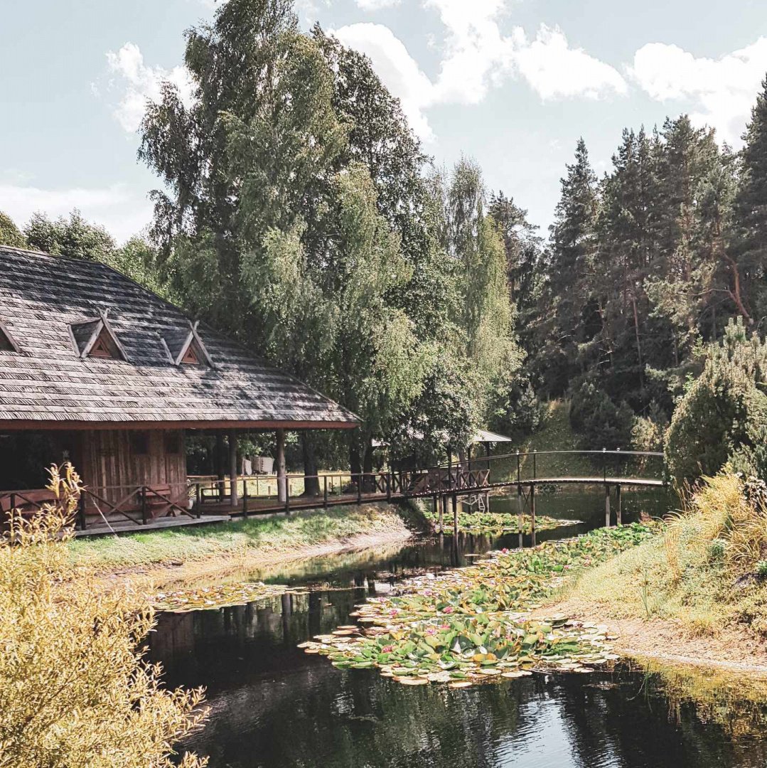 Sodybos, dvarai, vilos Vestuvės miškų apsuptame vienkiemyje