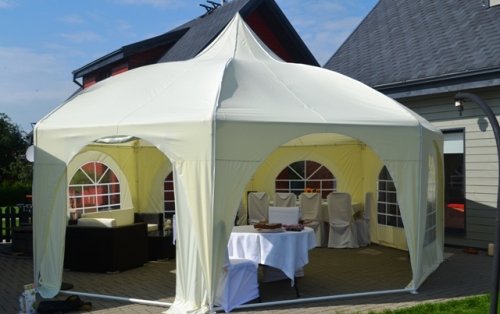 Palapinės Labai graži 6x6 palapinė- paviljonas Jūsų įspūdingai šventei! 