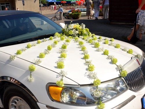Puošimas Automobilių, bažnyčių, salės puošimas, papuošimų nuoma 