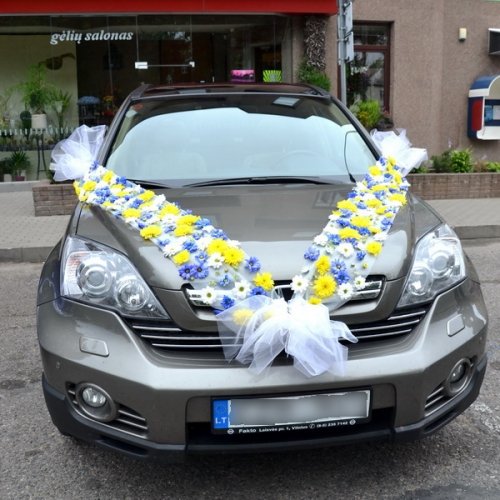 Puošimas Automobilių, bažnyčių, salės puošimas, papuošimų nuoma 