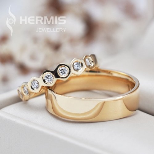 Vestuviniai žiedai "Hermis" - juvelyriniai dirbiniai