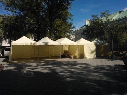 Palapinės Palapinių / paviljonų nuoma 3x3m. 3x6m. 5x10m. 6x10m. ir 6x12m. 