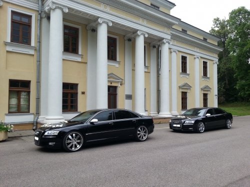 Automobilių nuoma Exclusive Audi A8 LONG 2009 m. BMW F10, PORCHE CAYENNE