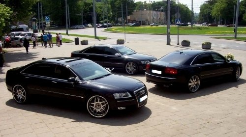 Automobilių nuoma Exclusive Audi A8 LONG 2009 m. BMW F10, PORCHE CAYENNE