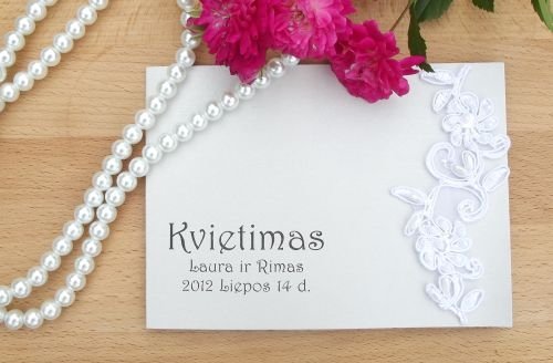 Kvietimai į vestuves Vestuviniai kvietimai