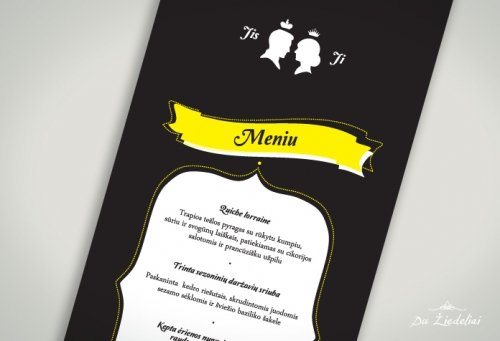 Kvietimai į vestuves Originalus Kvietimų ir kitos vestuvinės grafikos dizainas