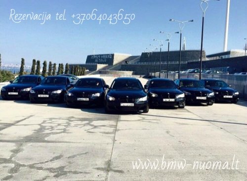 Automobilių nuoma BMW nuoma vestuvems ir laisvalaikiui