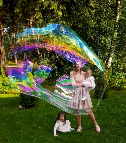 Atlikėjai jūsų šventei Vėjų Gaudymas - dideli muilo burbulai