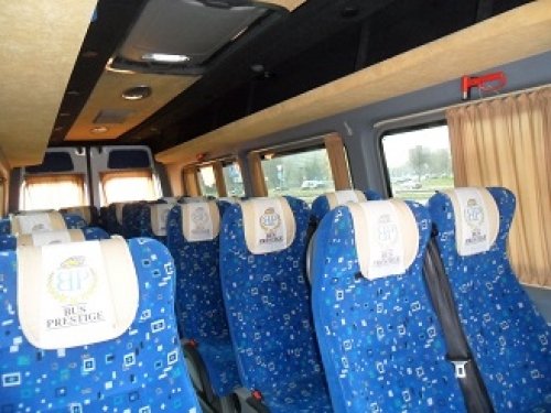 Mikroautobusų, autobusų nuoma UAB ,,AUTOBAS" Mersedes Benz 516 XXXL Sprinter.