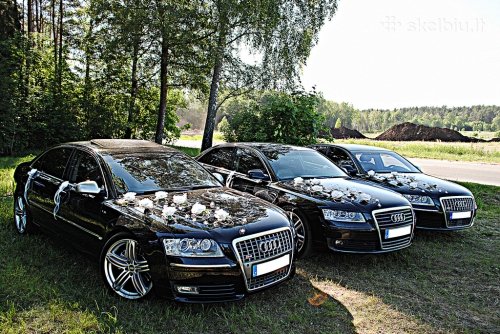 Automobilių nuoma Audi A8 Long 2017 nuoma vestuvėms