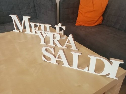 Vestuvių atributika Raidžių nuoma - šviečiančių ir ne tik!