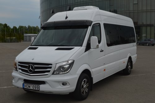 Mikroautobusų, autobusų nuoma Mikroautobuso Mercedes Benz Sprinter nuoma su vairuotoju.
18+1