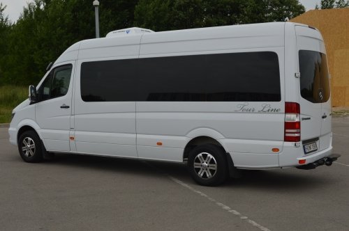 Mikroautobusų, autobusų nuoma Mikroautobuso Mercedes Benz Sprinter nuoma su vairuotoju.
18+1