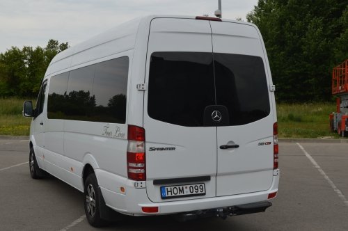Mikroautobusų, autobusų nuoma Mikroautobuso Mercedes Benz Sprinter nuoma su vairuotoju.
18+1