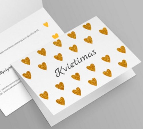 Kvietimai į vestuves Atskleiskite savo individualumą su personalizuotais kvietimais!
