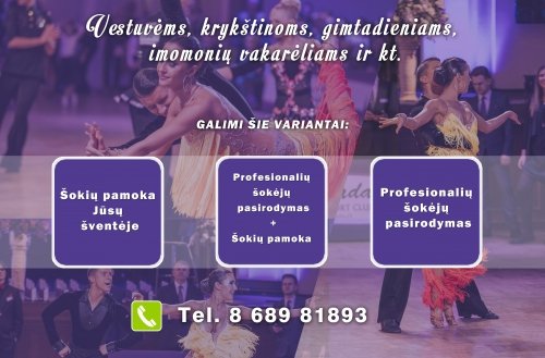Atlikėjai jūsų šventei Profesionalių šokėjų paslaugos