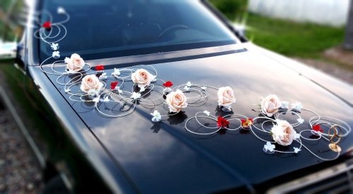 Puošimas Vestuvinių automobilių papuošimai