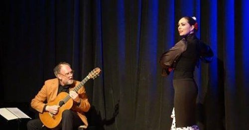 Atlikėjai jūsų šventei Klasikinės gitaros ir flamenko šokio duetas.