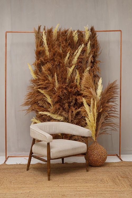 Vestuvių atributika Foto sienelė Pampa - boho stiliaus