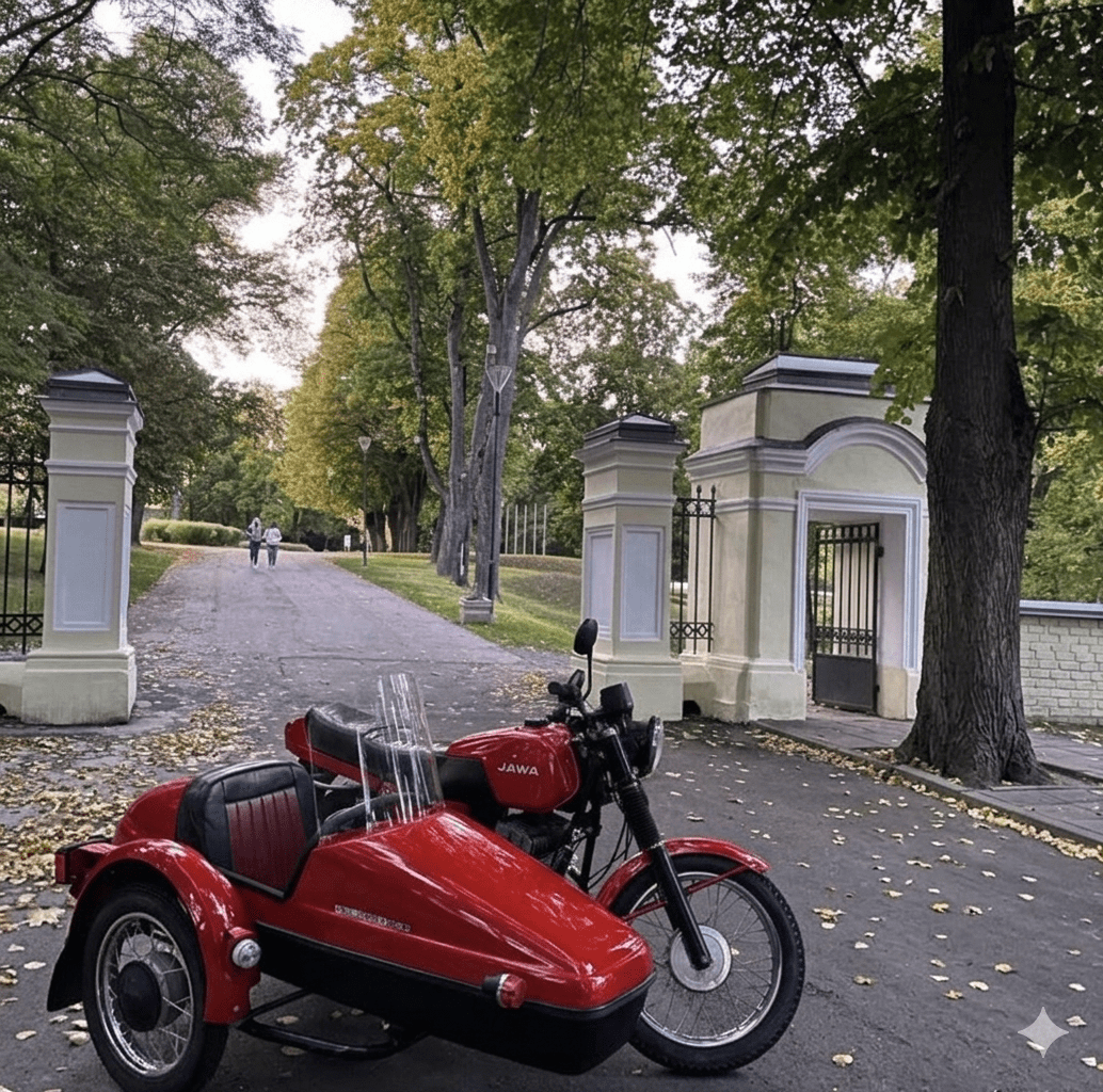 Kito transporto nuoma Retro jawa motociko nuoma jūsų šventei