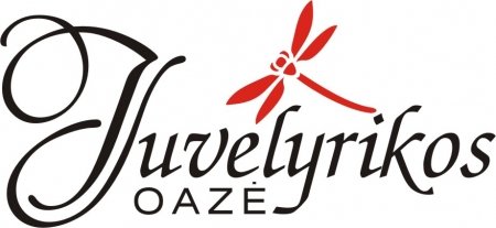 Juvelyriniai dirbiniai iš aukso, sidabro su "Swarovski" kristalai logo