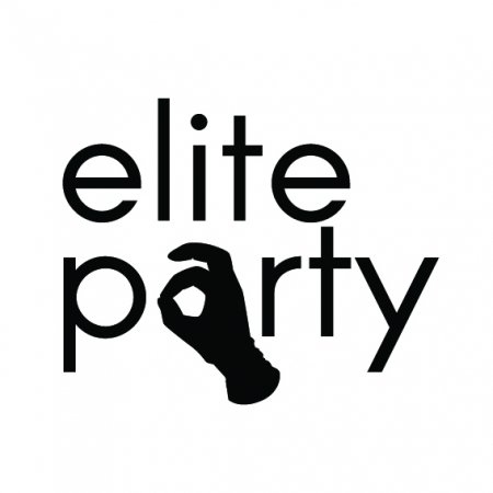 Šventinių palapinių nuoma. "Elite party" logo