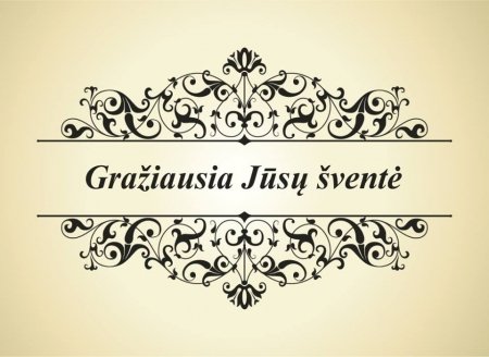 Gražiausia Jūsų šventė logo