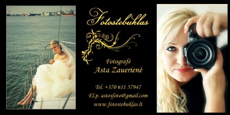 Vestuvės, fotosesijos, šeimos fotografė. logo