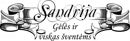 SANDRIJA
Gėlės ir viskas šventėms logo