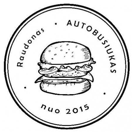 Raudonas autobusiukas Jūsų šventėje logo