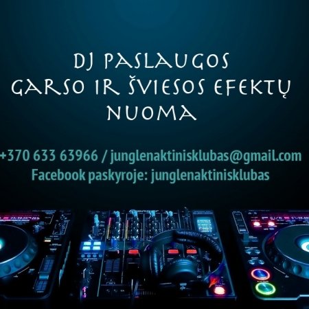 Dj Paslaugos / Garso aparatūros nuoma logo