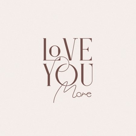 Šampano staliukas "Love You More" logo